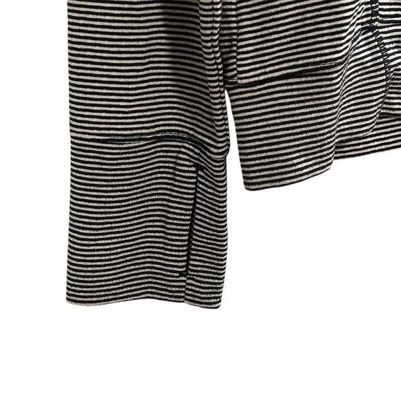 Athleta Heavenly Heights Navy and White‎ Striped Hoodie Size Small - Picture 11 of 13
